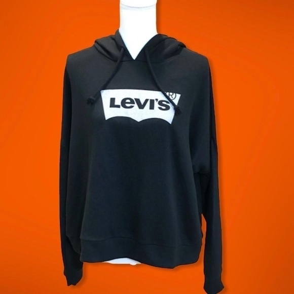 NWT Levi's Drop-Shoulder Batwing Graphic Hoodie | Large - Picture 1 of 5